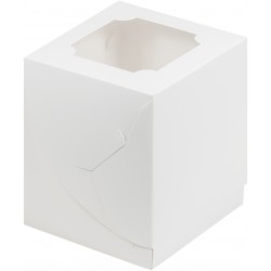 Коробка на 1 капкейк белая