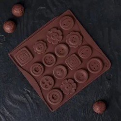 Форма для шоколада «Пуговки»