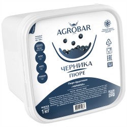 Пюре Черника Agrobar 1кг