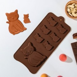 Форма для шоколада «Котик»
